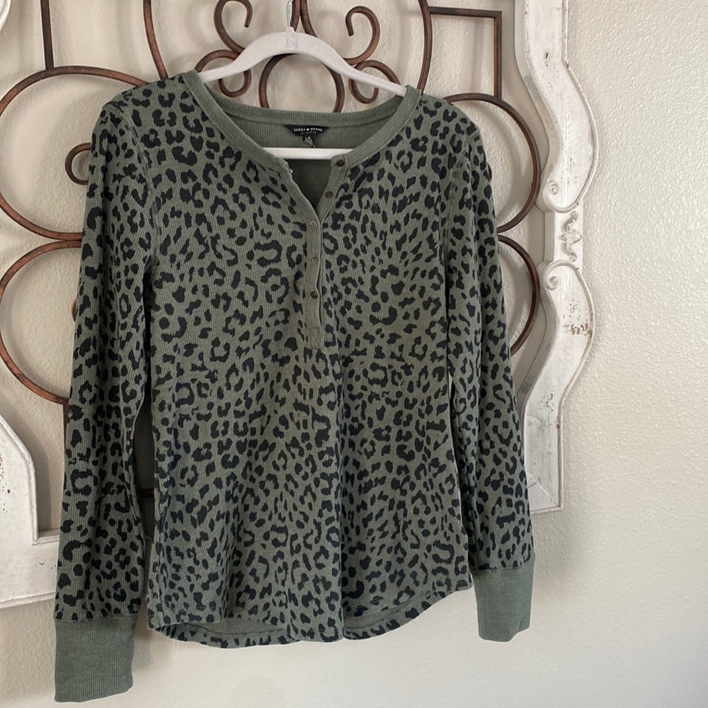 Lucky brand cheetah top